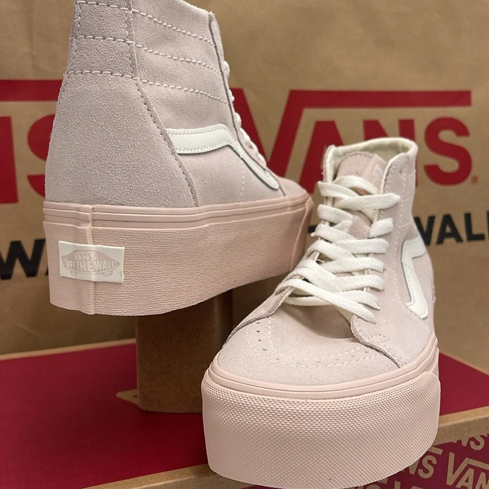Vans WMNS Sk8-Hi Tapered Stacked Suede Shell VN0A5JMKBXO Platforms Sneakers